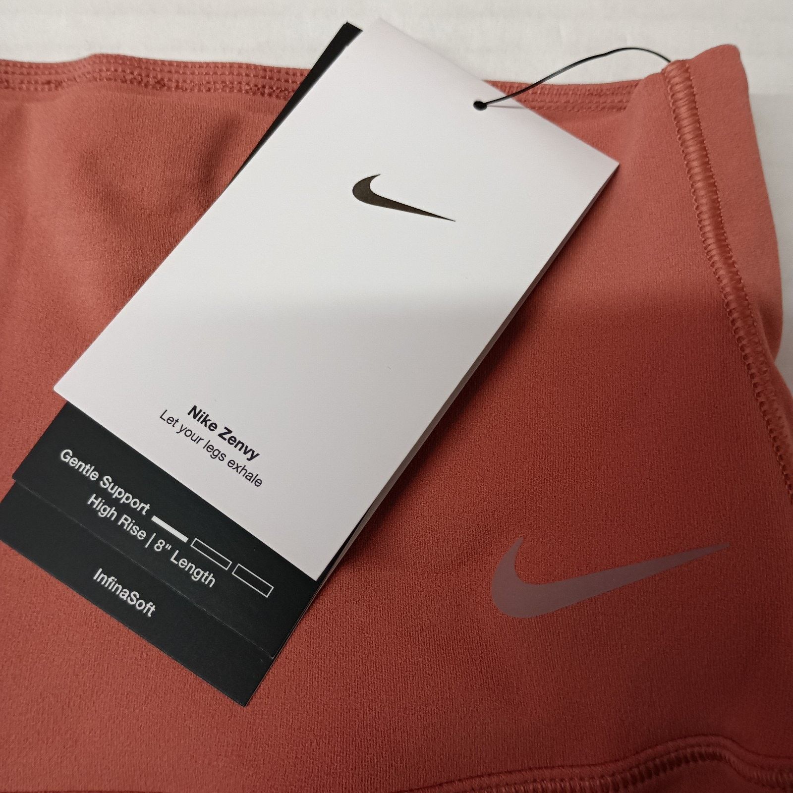 Nike Nike Zenvy High-Waisted 8" Biker Shorts Women's XS NWT Size 22" - 2 Thumbnail