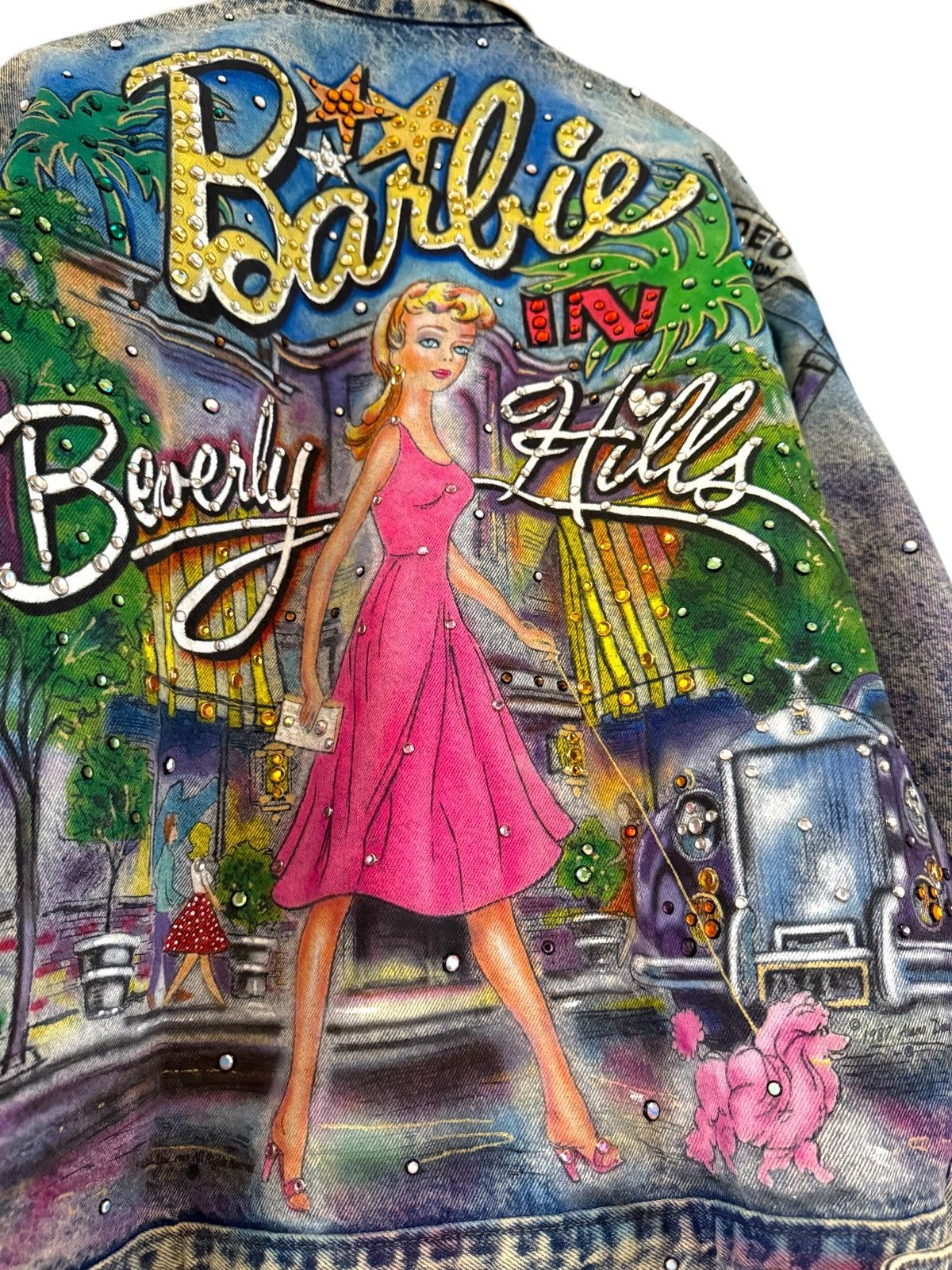 Designer 1987 Tony Alamo Barbie Shopping Beverly Hills Denim Jacket M Size M / US 6-8 / IT 42-44 - 2 Thumbnail