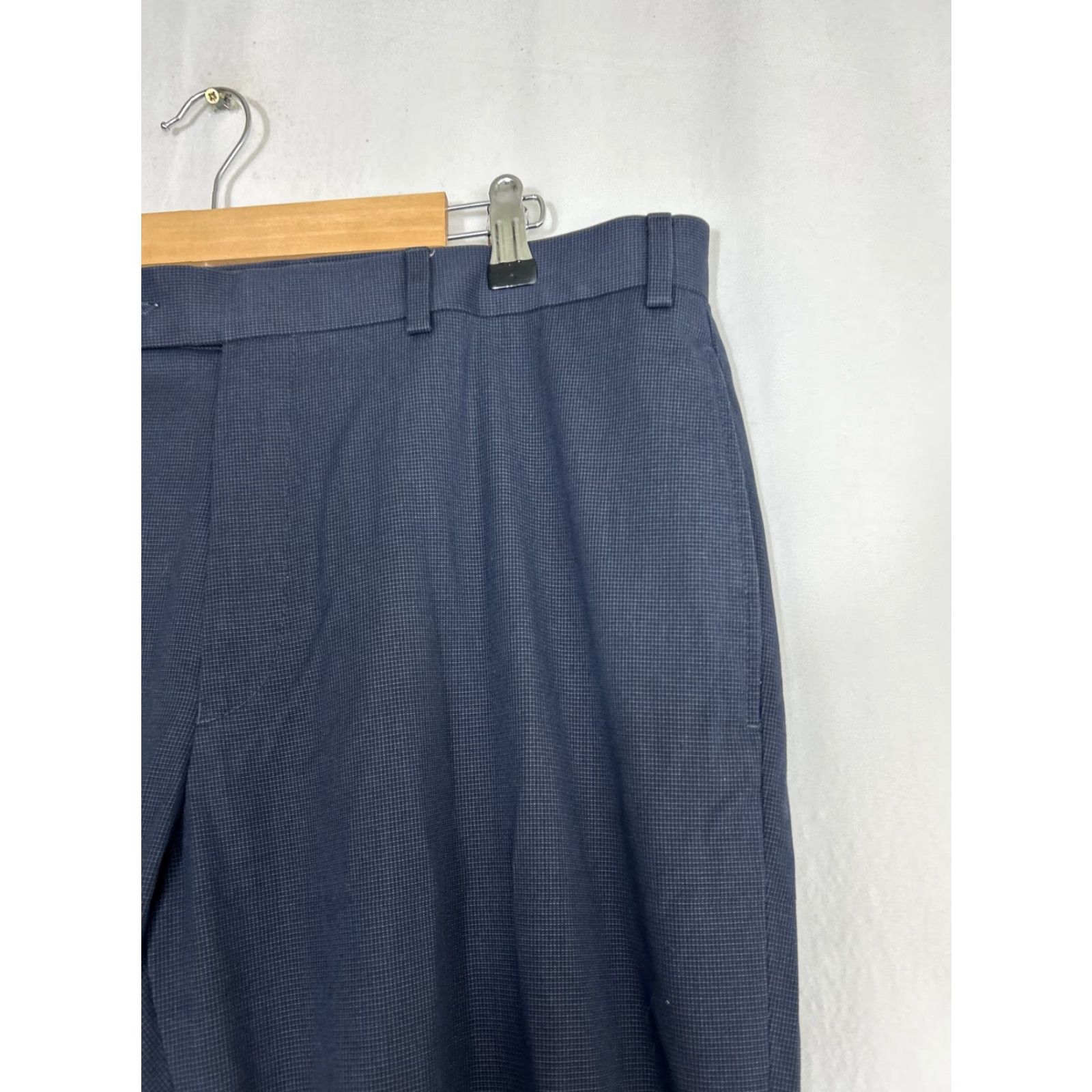 Ralph Lauren Lauren Ralph Lauren Dress Pants Geometric Polyester Rayon Mens 36x30 Blue Black 36 Regular Inseam 30 Dress Pants Mens Blue Geometric Pattern Size US 36 / EU 52 - 5 Thumbnail