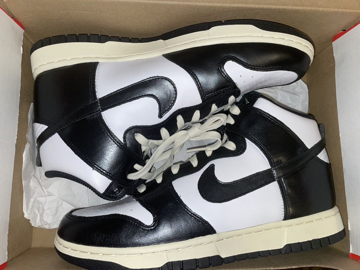 image of Nike Dunk High ‘Vintage Black’ - D08581 100 Shoes, Men's (Size 9)