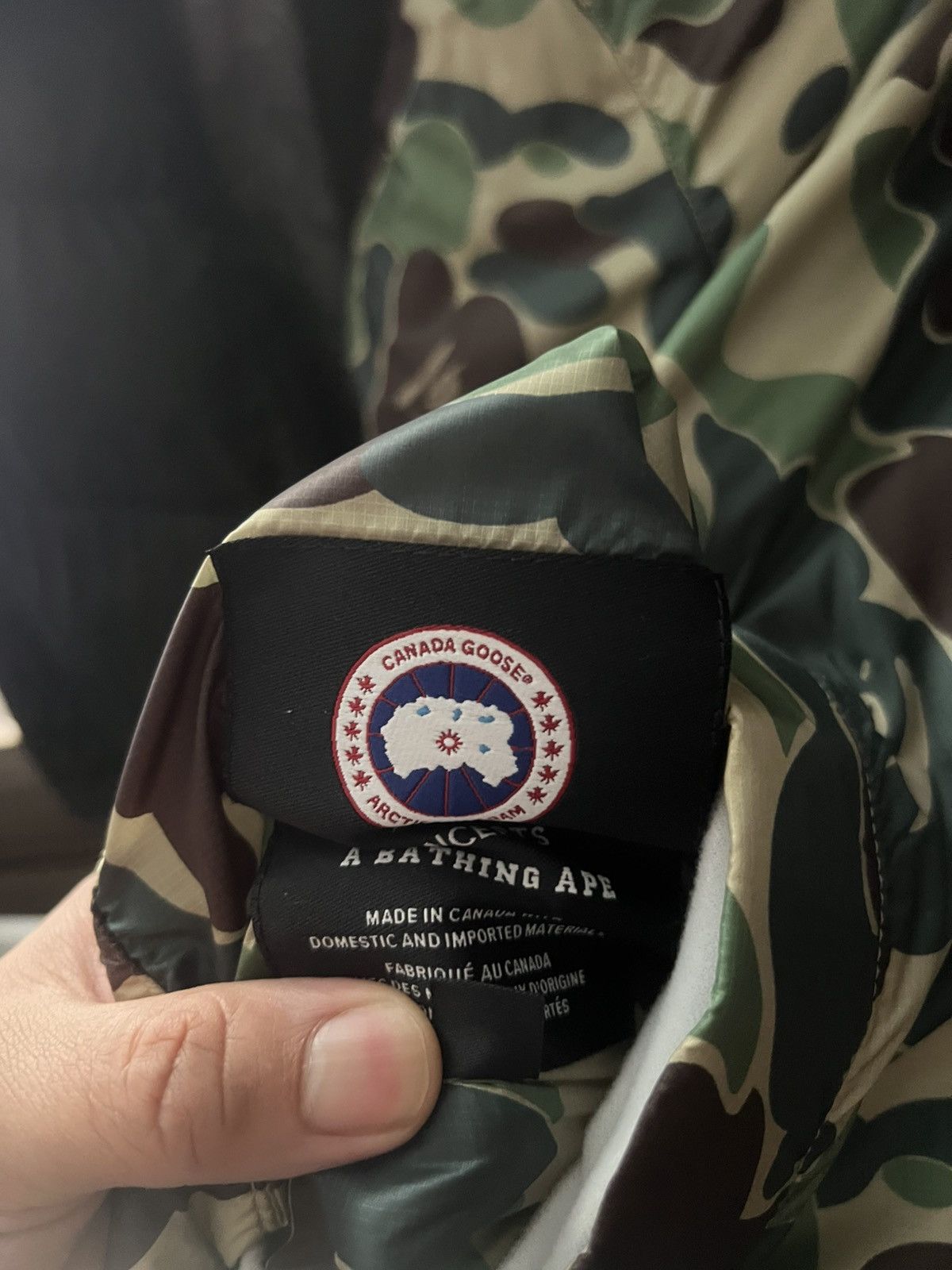 Bape × Canada Goose Bape x canada goose Size US XL / EU 56 / 4 - 11 Thumbnail