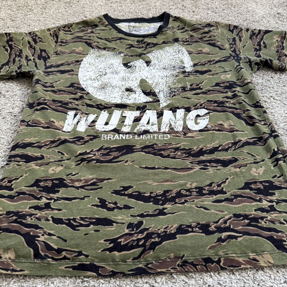 Wu-Tang Clan 🔴Wu-Tang Shirt Size Large Camouflage Wu Shattered Design Size US L / EU 52-54 / 3 - 12 Thumbnail