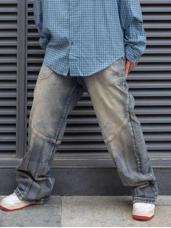 Japanese Brand VIBE Street vintage washed grunge heavyweight jeans Size US 32 / EU 48 - 1 Thumbnail