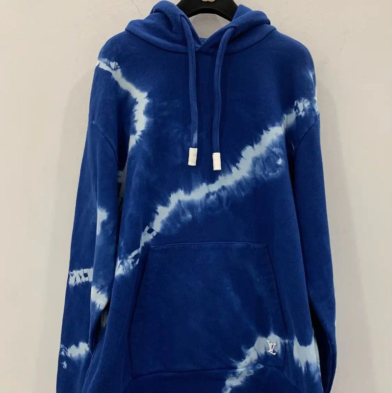 Louis Vuitton Louis Vuitton Blue Cotton Hoodie for Women 0089 Size M / US 6-8 / IT 42-44 - 1 Thumbnail