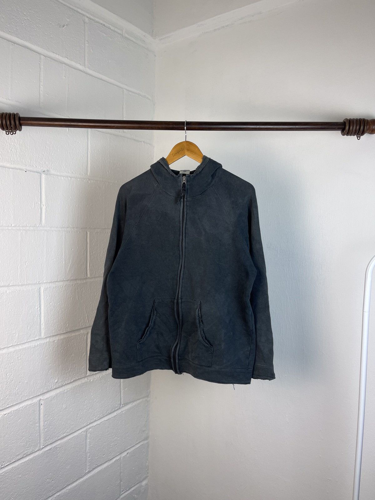 If Six Was Nine × Le Grande Bleu (L.G.B.) × PPFM 90s Faded distressed PPFM Zip Hoodie Size US L / EU 52-54 / 3 - 8 Thumbnail