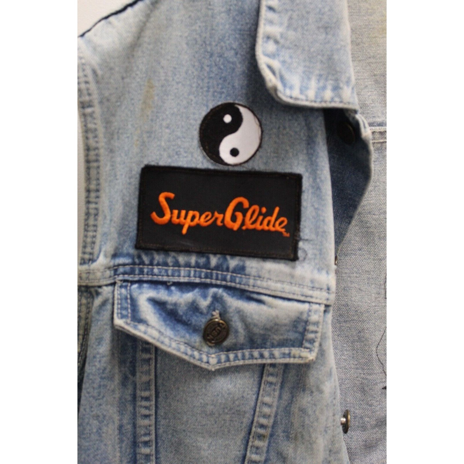 & Other Stories Jean Patches 60’s 90's Harley Davidson Men’s XL 100% Cotton Size US XL / EU 56 / 4 - 2 Thumbnail