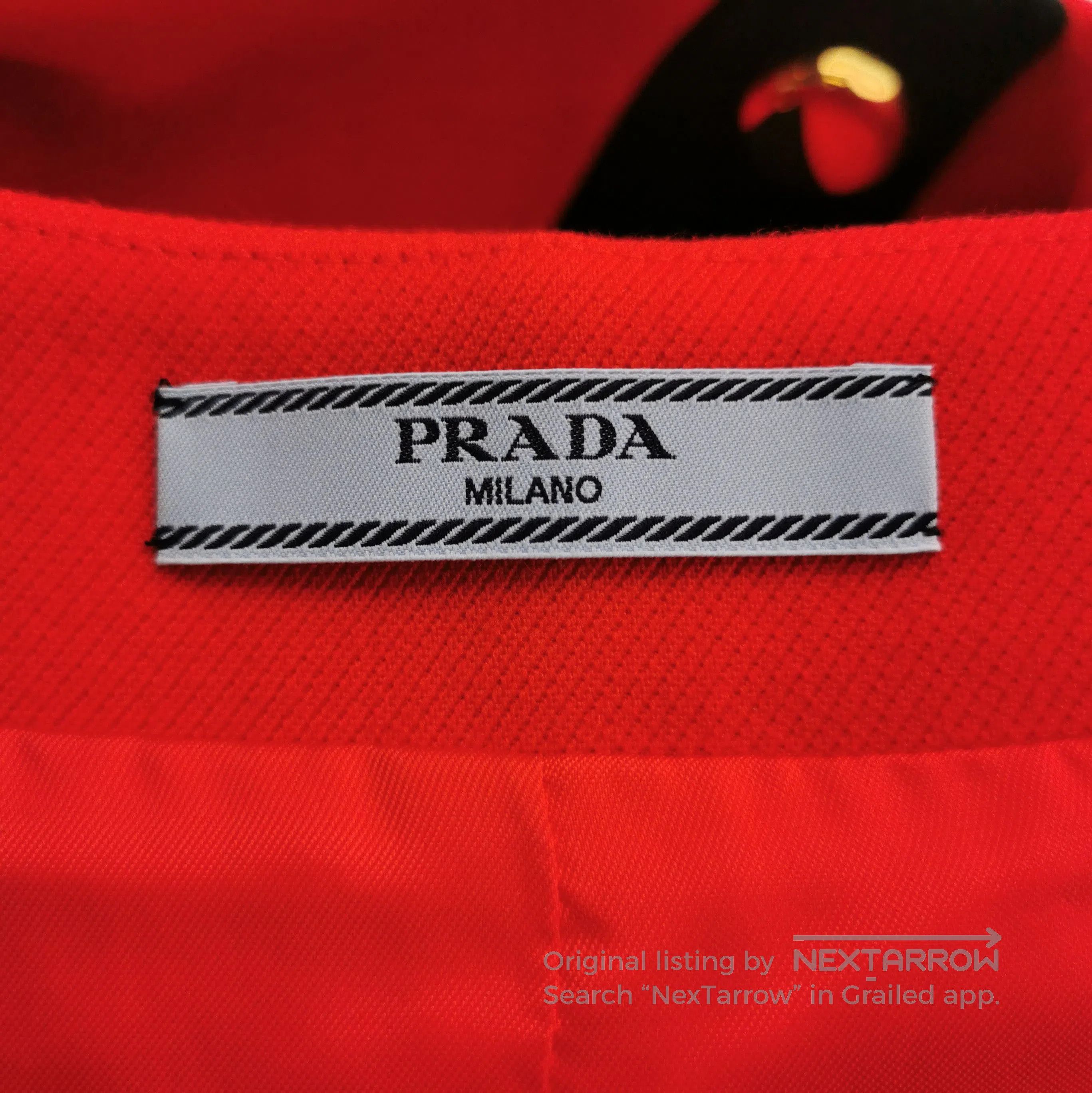 Prada Prada Color Block Wool Mini Skirt 0089. Size 39" - 5 Thumbnail