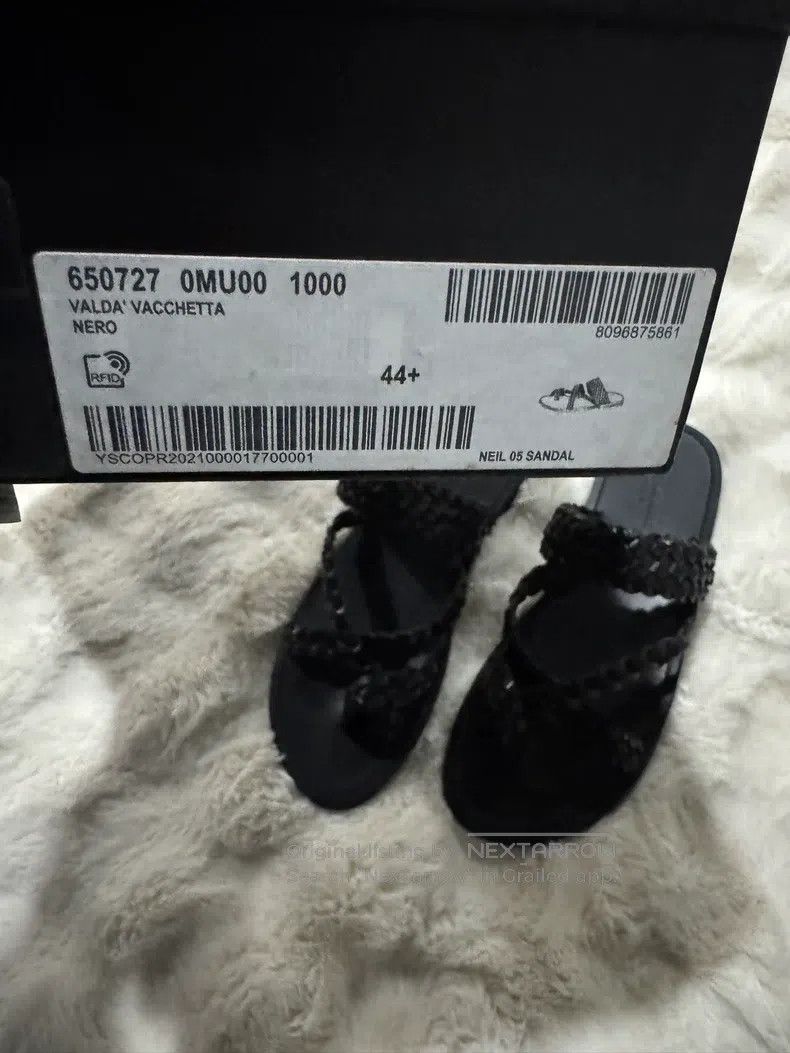 Saint Laurent Paris Saint Laurent Paris Woven Men's Slippers Sandals Size US 11.5 / EU 44-45 - 8 Thumbnail