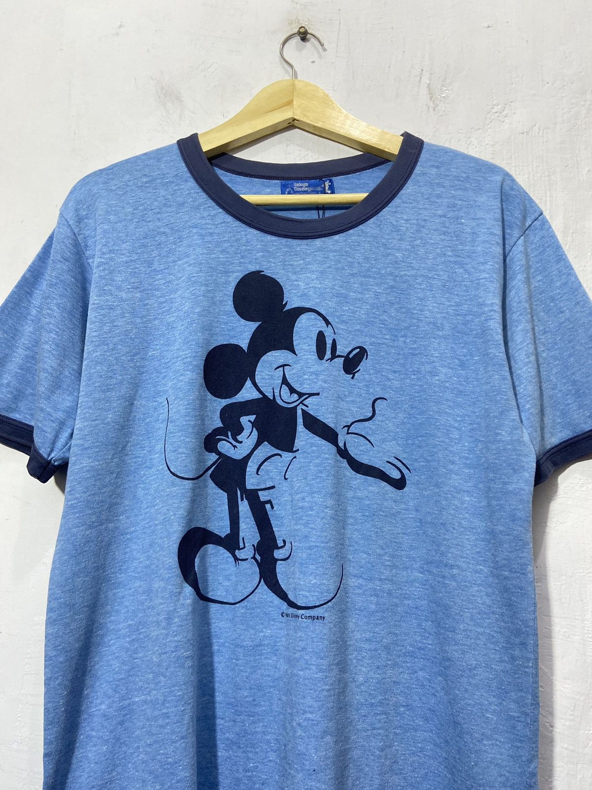 Cartoon Network × Disney × Japanese Brand Vintage Mickey Mouse Tokyo Disneyland Ringer Tshirt Size US M / EU 48-50 / 2 - 2 Thumbnail