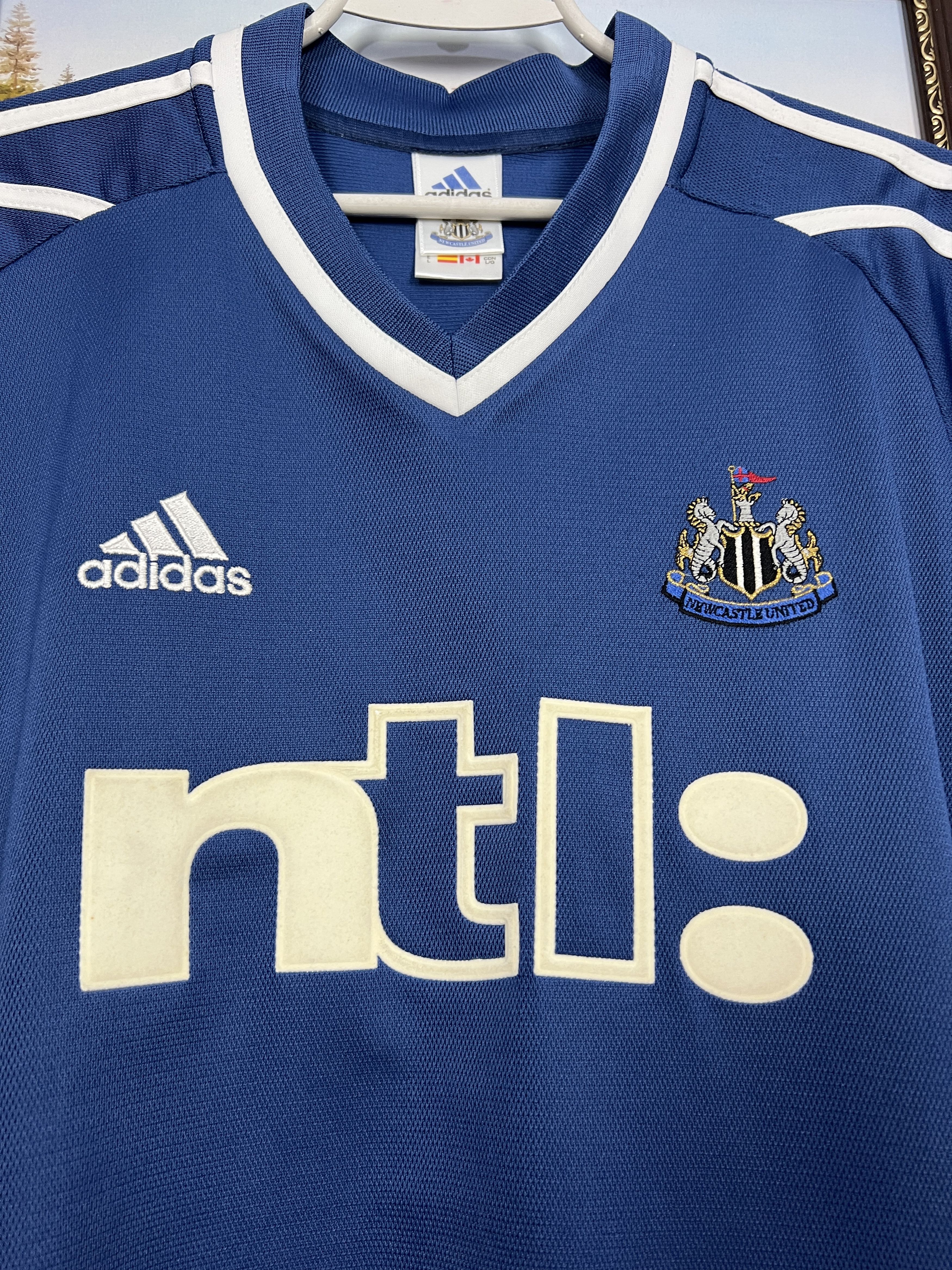 Adidas Newcastle Away football shirt Soccer Adidas Jersey Trikot Size US L / EU 52-54 / 3 - 3 Thumbnail