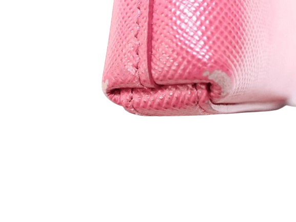 Prada Prada Saffiano Metal Zippy Pink Key Holder Size ONE SIZE - 8 Thumbnail