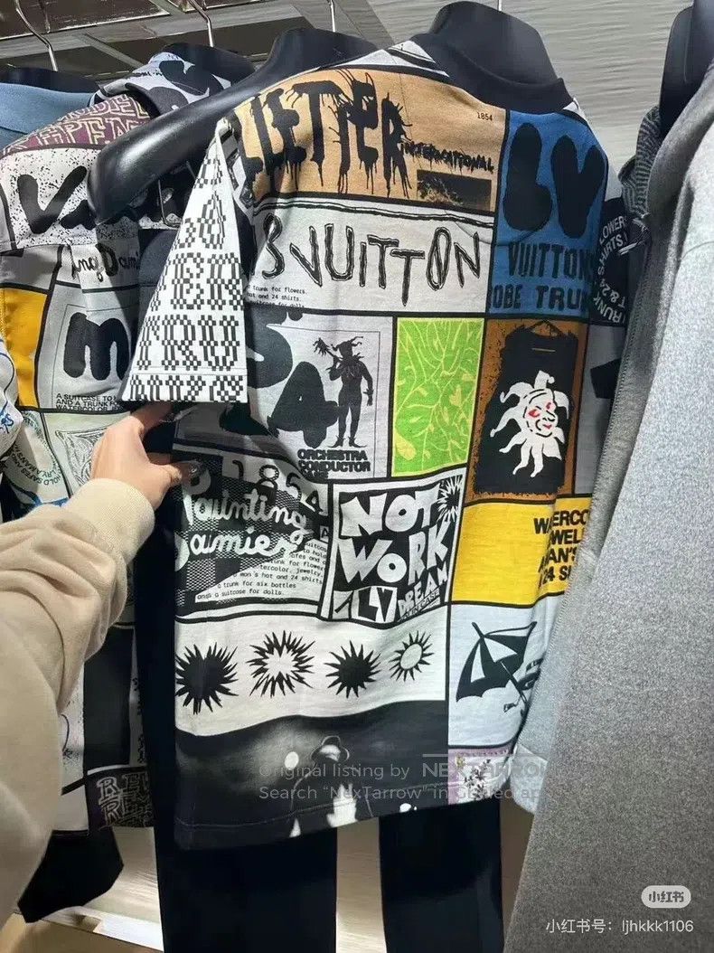 Louis Vuitton Louis Vuitton Explosive illustration half-sleeve T-shirt Size US M / EU 48-50 / 2 - 7 Thumbnail