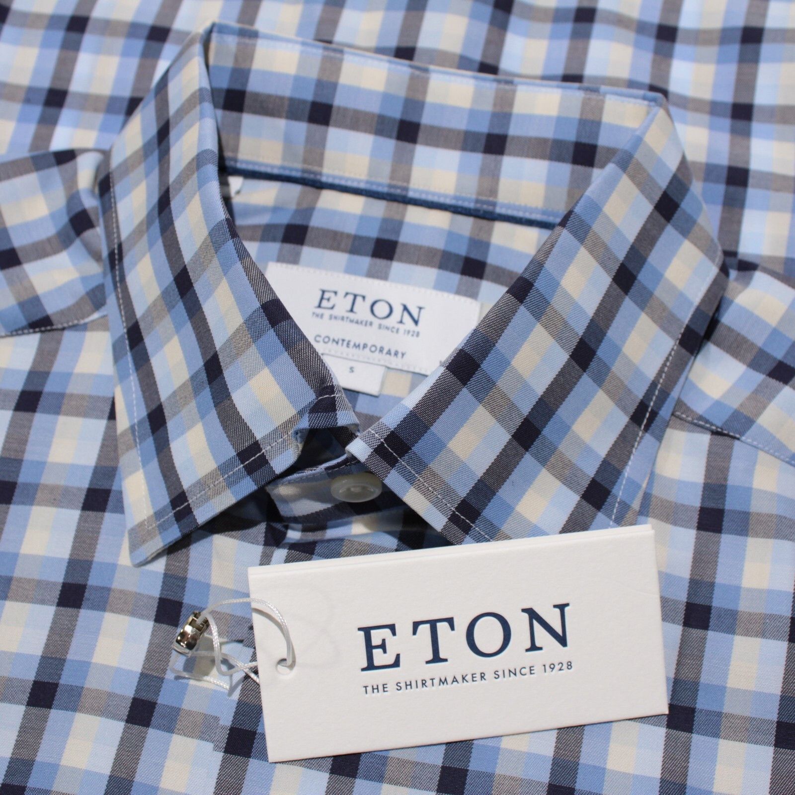 Eton Eton New with tags Shirt Size S US In Blue Size US S / EU 44-46 / 1 - 1 Thumbnail