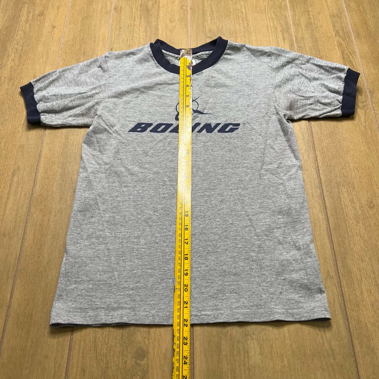 Anvil Vintage 90s Boeing Aircrafts Ringer T-Shirt USA Youth L Size US L / EU 52-54 / 3 - 6 Thumbnail