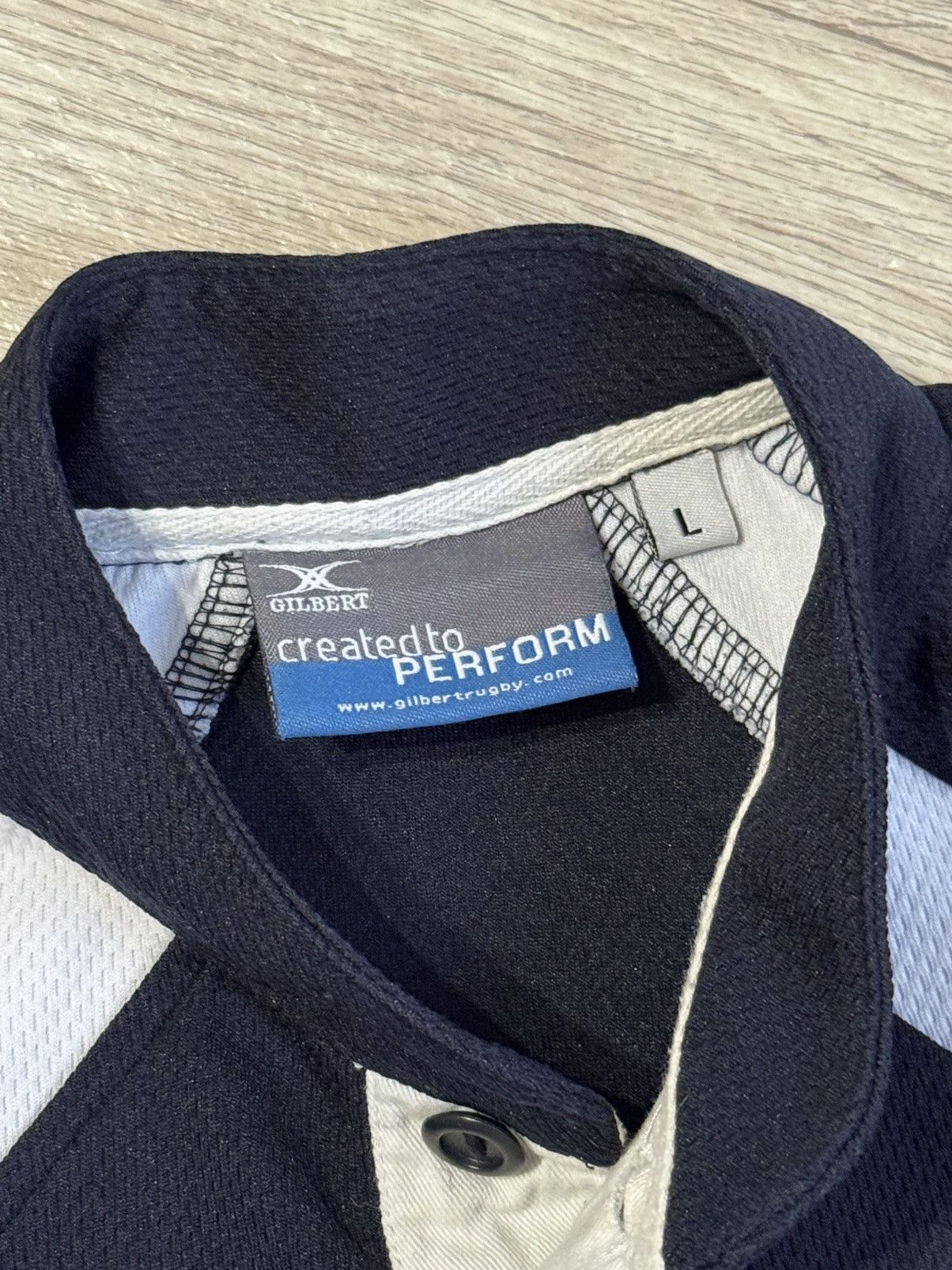Vintage 🔷Vintage Rolls-Royce Gilbert Royal Navy Rugby Jersey🔷 Size US L / EU 52-54 / 3 - 5 Thumbnail