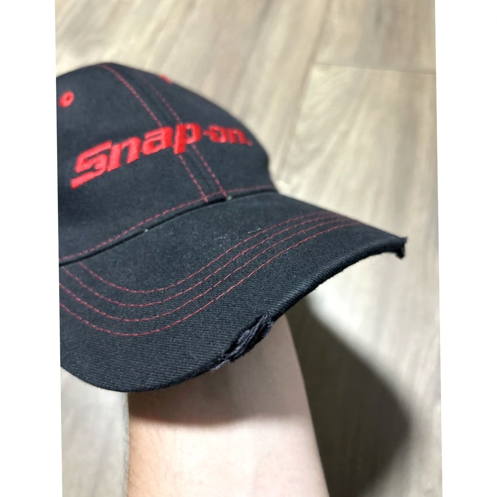 Vintage Snap-On Tools Mens Baseball Cap Hat Adjustable Black Casual Sports Size ONE SIZE - 3 Thumbnail