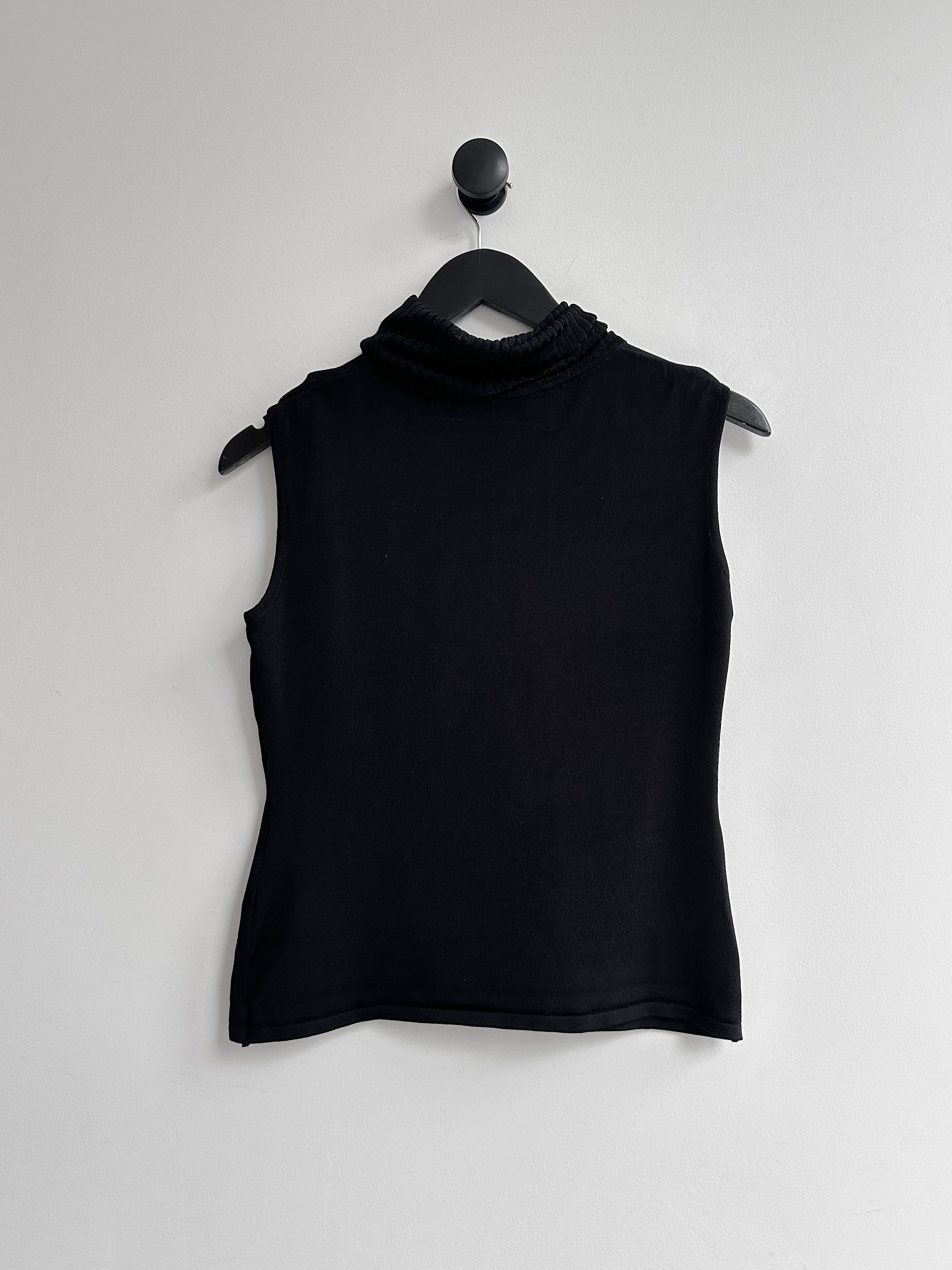 Versace Versace Tank Top Sleeveless Blouse Shirt Size M / US 6-8 / IT 42-44 - 5 Thumbnail