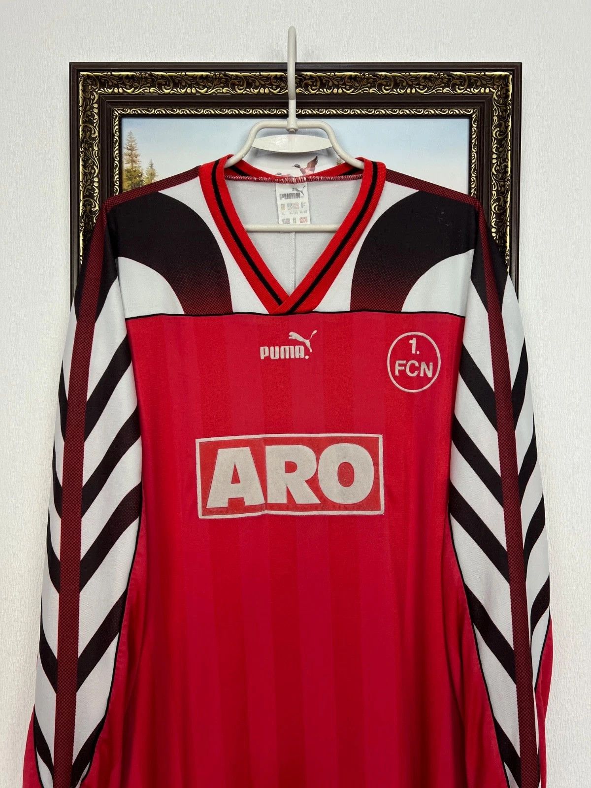 Puma Nurnberg football shirt 1995 Soccer Long Sleeve Jersey Size US XL / EU 56 / 4 - 2 Thumbnail