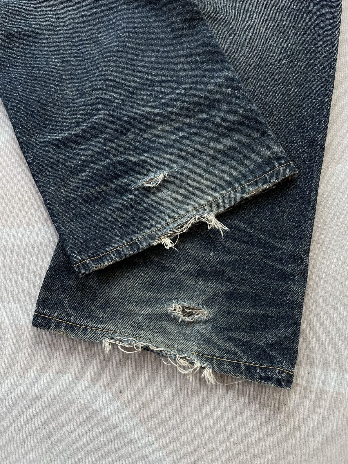 Designer Lolita Distressed Jeans (P104) Size US 34 / EU 50 - 11 Thumbnail