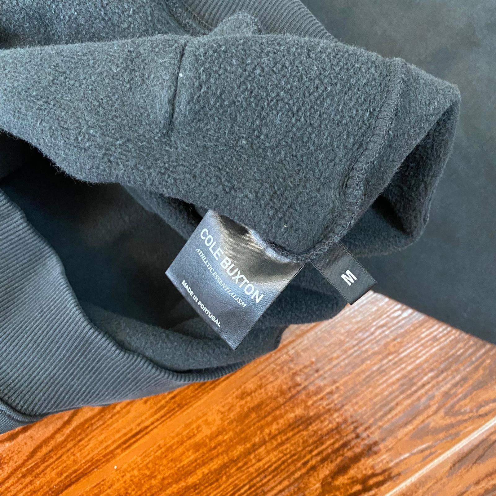Cole Buxton Washed Black Sportswear Arc Logo Oversized Zip Hoodie Size US M / EU 48-50 / 2 - 9 Thumbnail