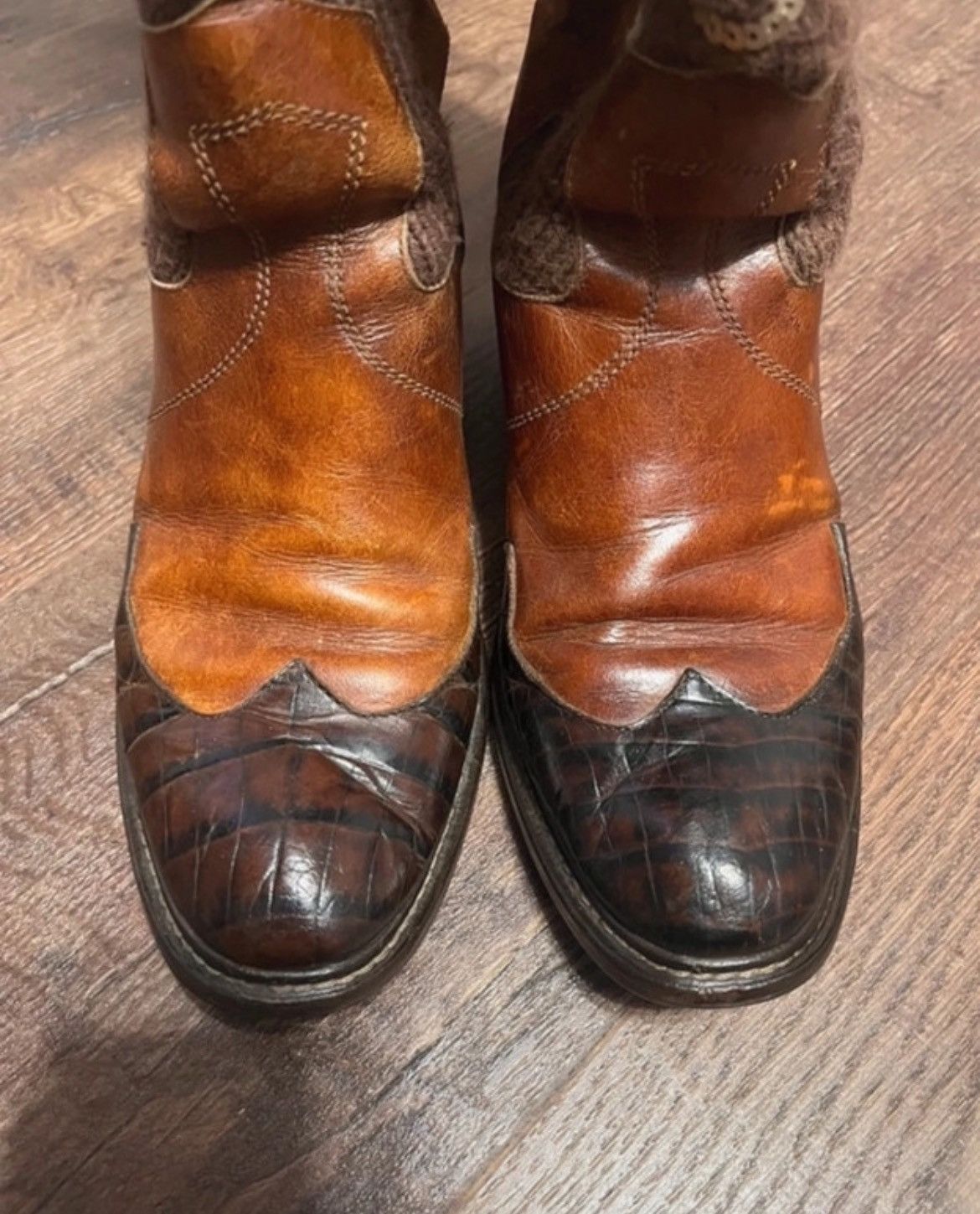 VIC MATI Vic Matie Boots Cowboy Vintage Embroidered Size US 6 / IT 36 - 4 Thumbnail