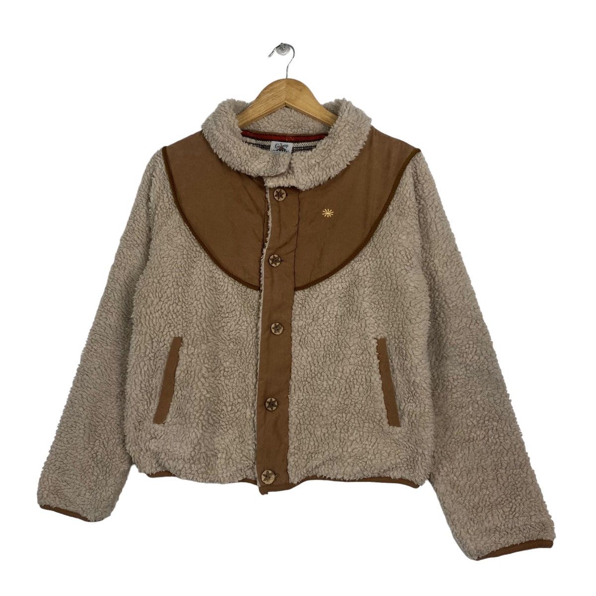 Hoodlamb × Japanese Brand Go Hemp fleece button down jacket Size US XS / EU 42 / 0 - 2 Thumbnail