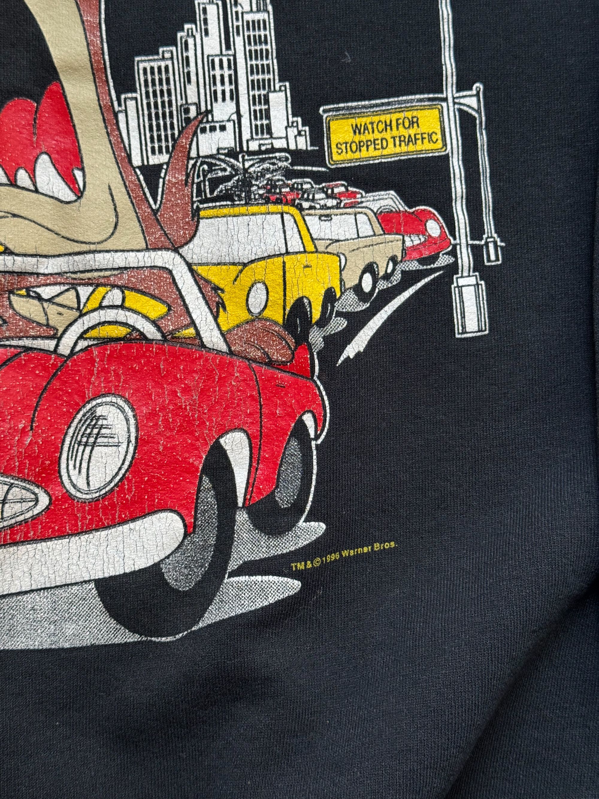 Cartoon Network Taz Devil Looney Tunes 1996 Sweatshirt Size XL Size US XL / EU 56 / 4 - 3 Thumbnail