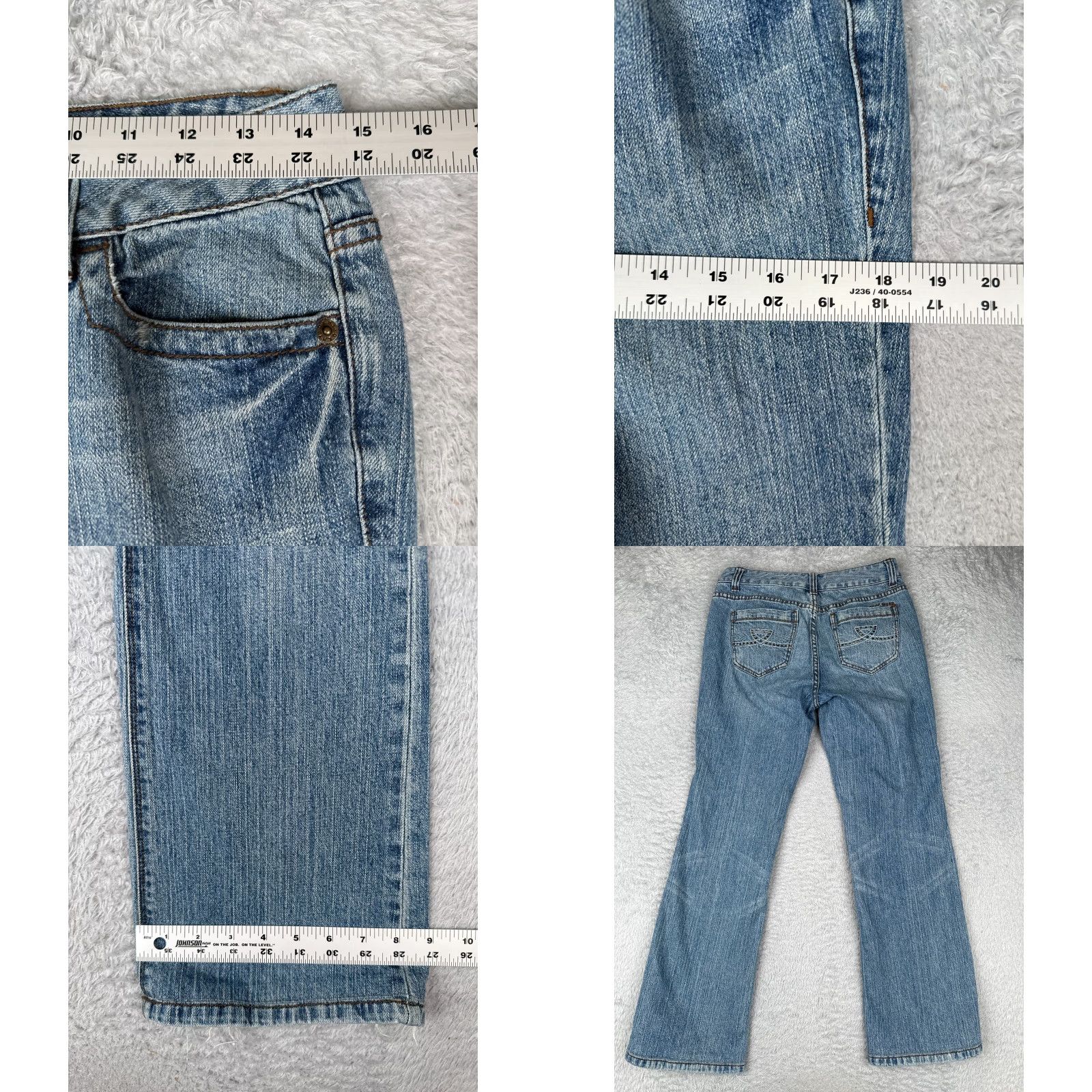 DKNY DKNY Jeans Women 6 Blue Denim Bootcut Medium Wash Mid Rise Cotton 28x30 Jeans Women 6 Blue Denim Bootcut Mid Rise 28x30 Size 28" / US 6 / IT 42 - 9 Thumbnail