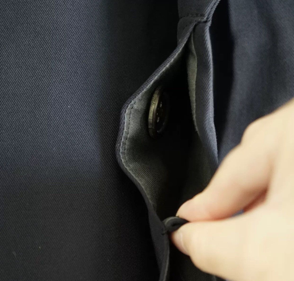 Yohji Yamamoto Yohji Yamamoto 94ss wool suit with and hidden buttons suit Size 40S - 4 Thumbnail