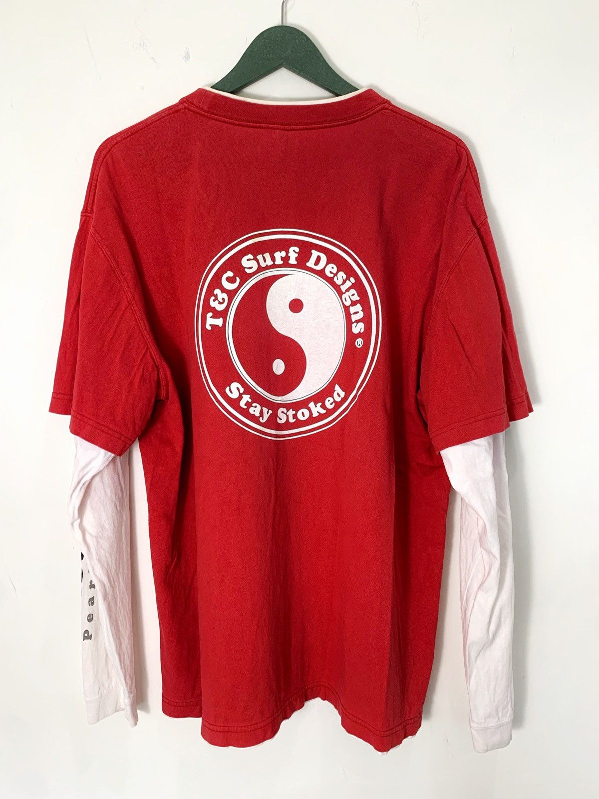 vintage T&C surf double layer longsleeve