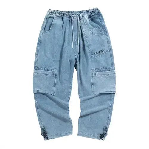 Japanese Brand 20AW Indigo Union Japan Blue Denim Worker Pocket Pants Size US 32 / EU 48 - 1 Thumbnail