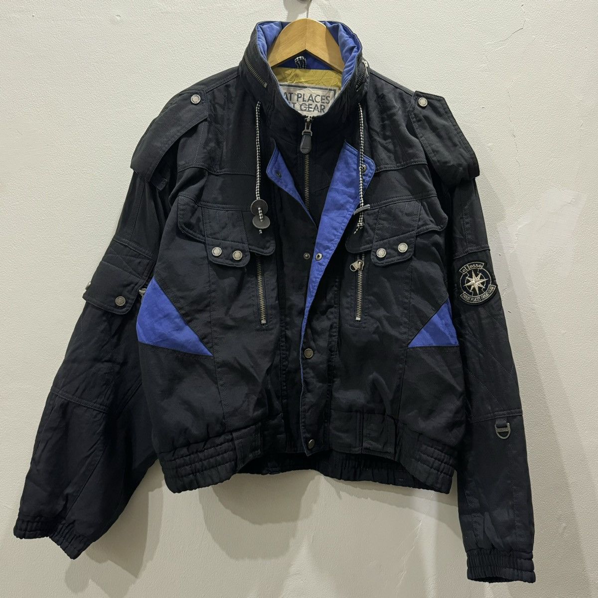 Ellesse Vintage Distressed Ellesse×Goldwin Ski Jacket Size US L / EU 52-54 / 3 - 1 Thumbnail