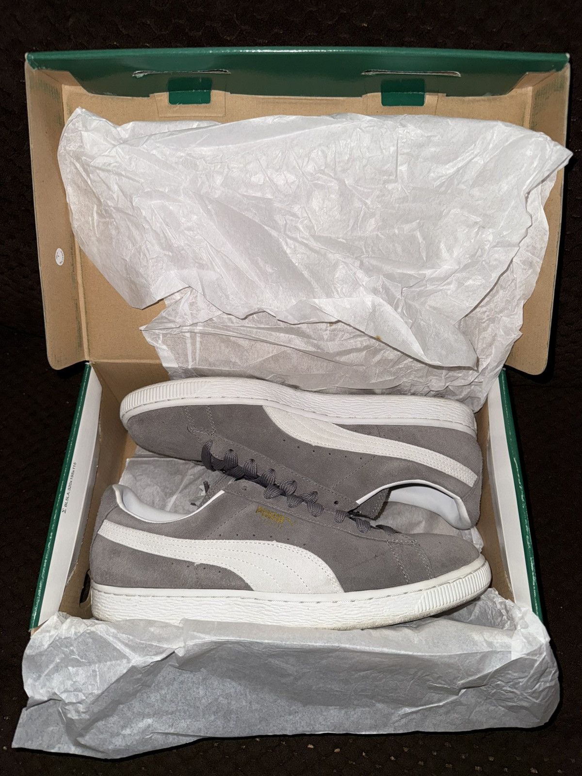 Puma Puma Suede Classic+ XXI, Steeple Grey sz10, VGC w/ OG Box! Size US 10 / EU 43 - 4 Thumbnail
