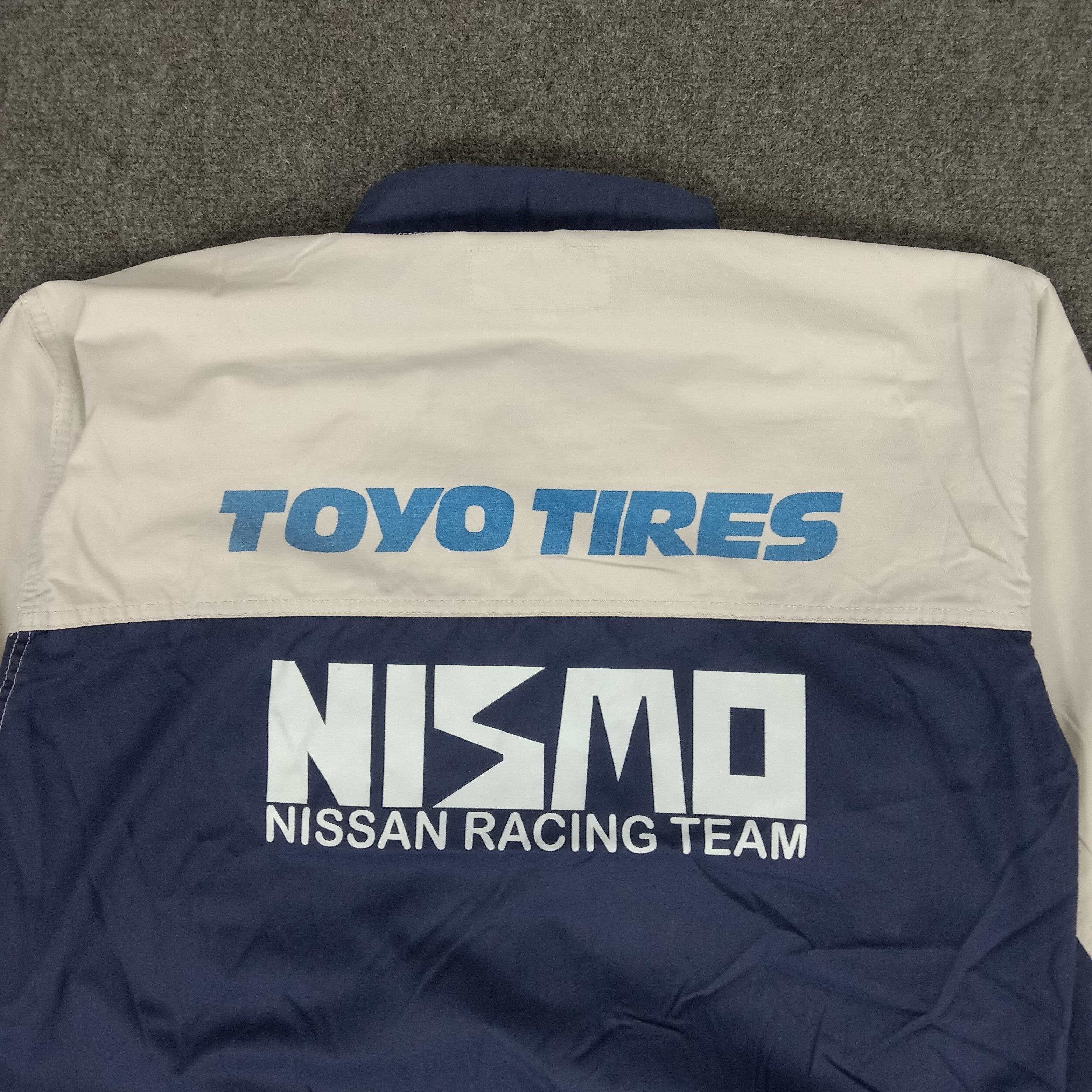 Japanese Brand × Vintage Toyo Tires Nismo Nissan Japanese Racing Team Coverall Jacket Size US M / EU 48-50 / 2 - 2 Thumbnail