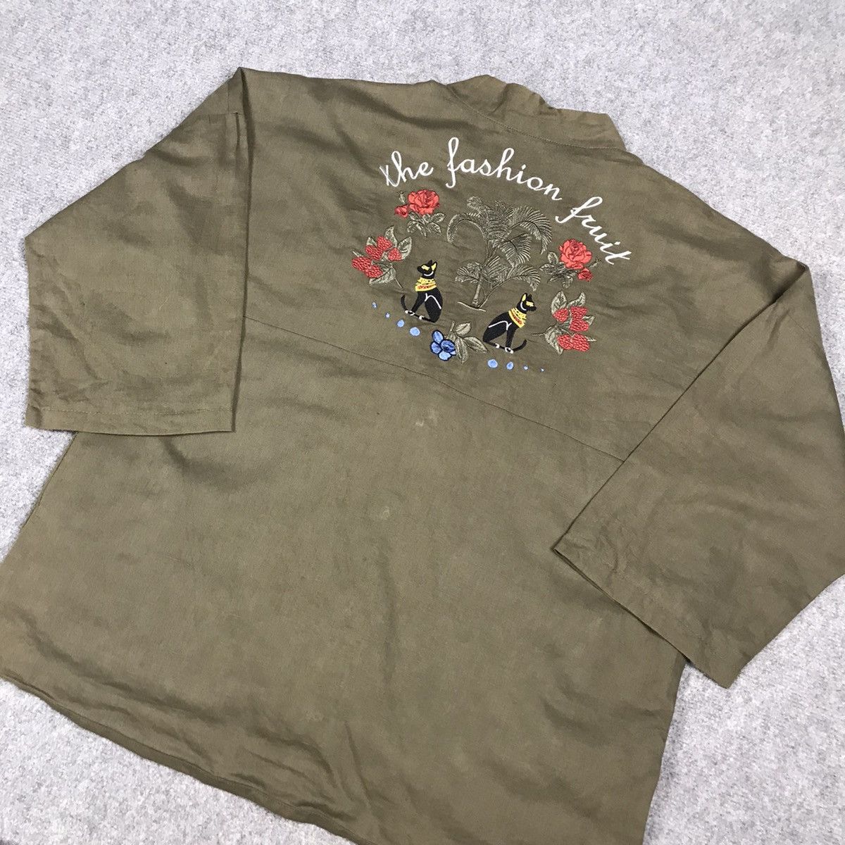 Japanese Brand × Zara ZARA MAN DENIM KIMONO JAPAN STYLE EMBROIDERY DESIGN Size US L / EU 52-54 / 3 - 8 Thumbnail