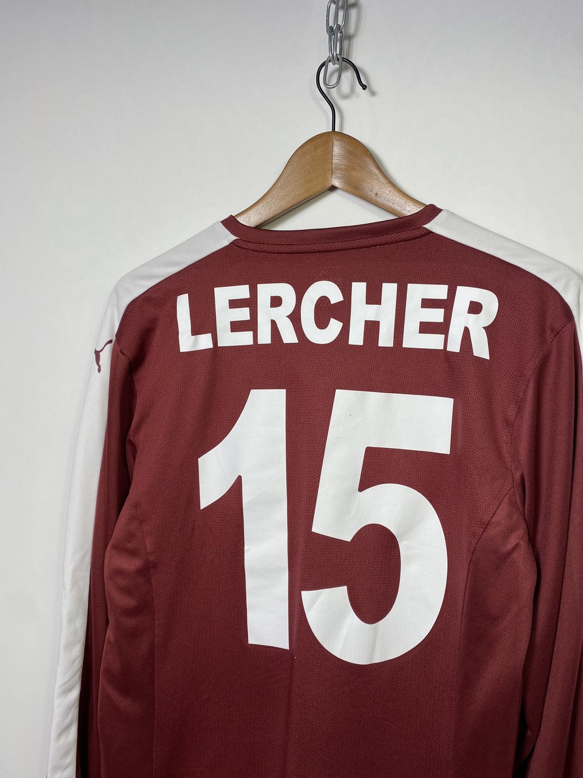 Puma Sv Mattersburg 2018 Michael Lercher Match Worn Jersey Size US M / EU 48-50 / 2 - 12 Thumbnail