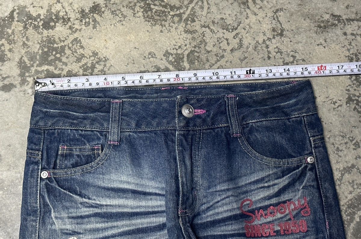 Cartoon Network × Peanuts Snoopy Peanuts Jean Leg Twisted Very Rare 🔥 Size US 30 / EU 46 - 9 Thumbnail