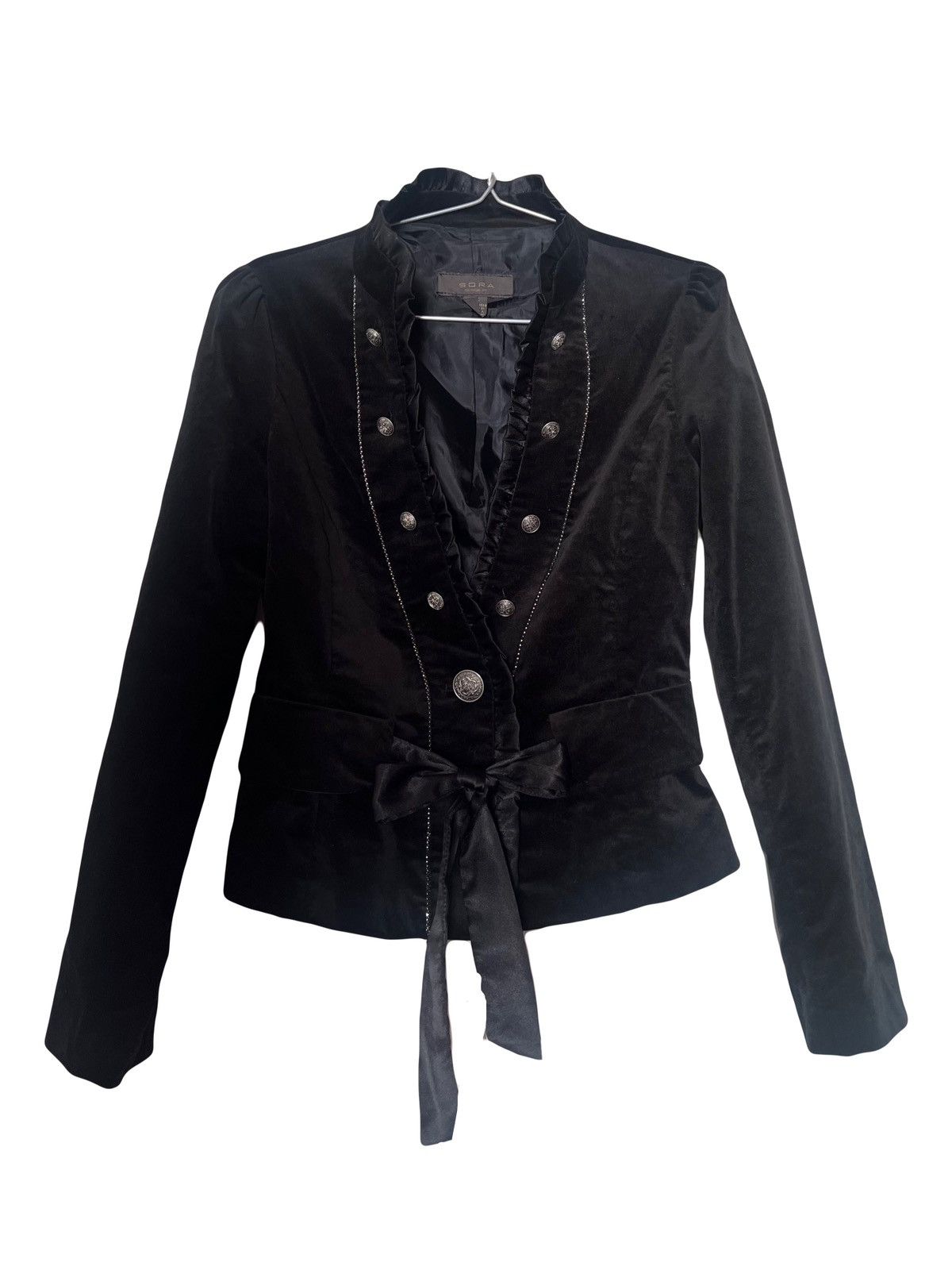 Japanese Brand Sora velvet dark brown jacket 🤎 Size S / US 4 / IT 40 - 2 Thumbnail