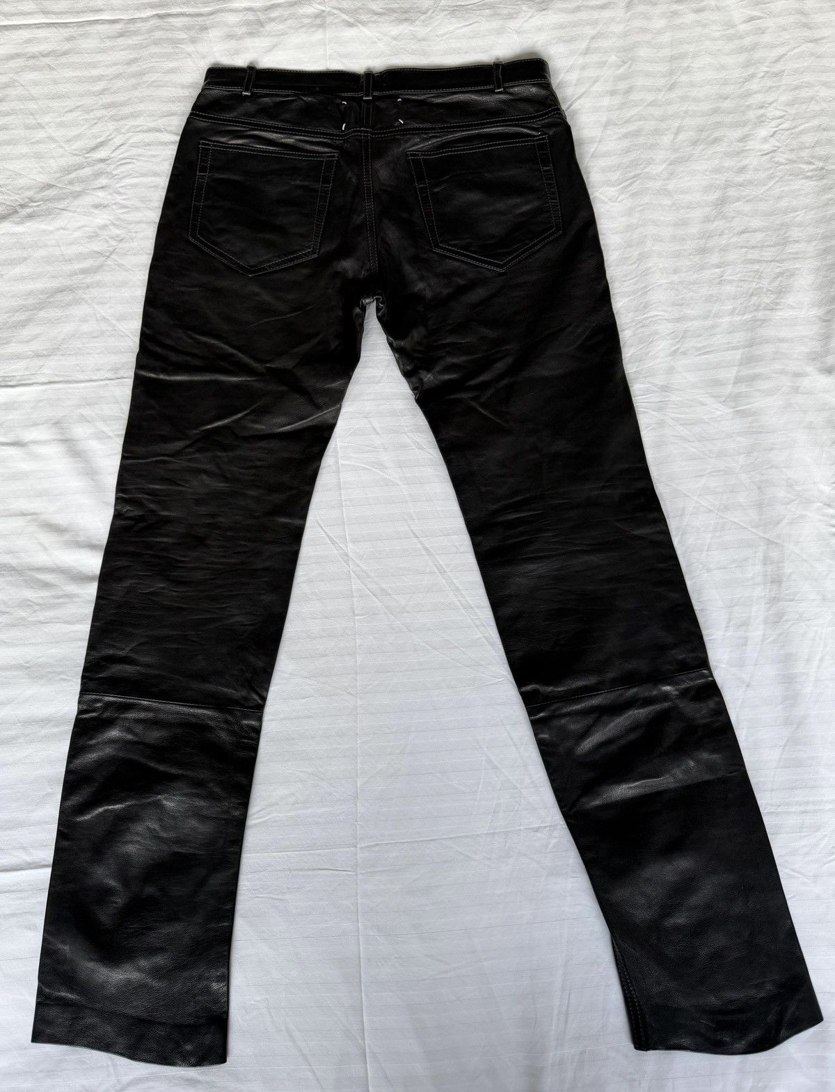 Maison Margiela Maison Margiela leather trousers Size US 29 - 2 Thumbnail
