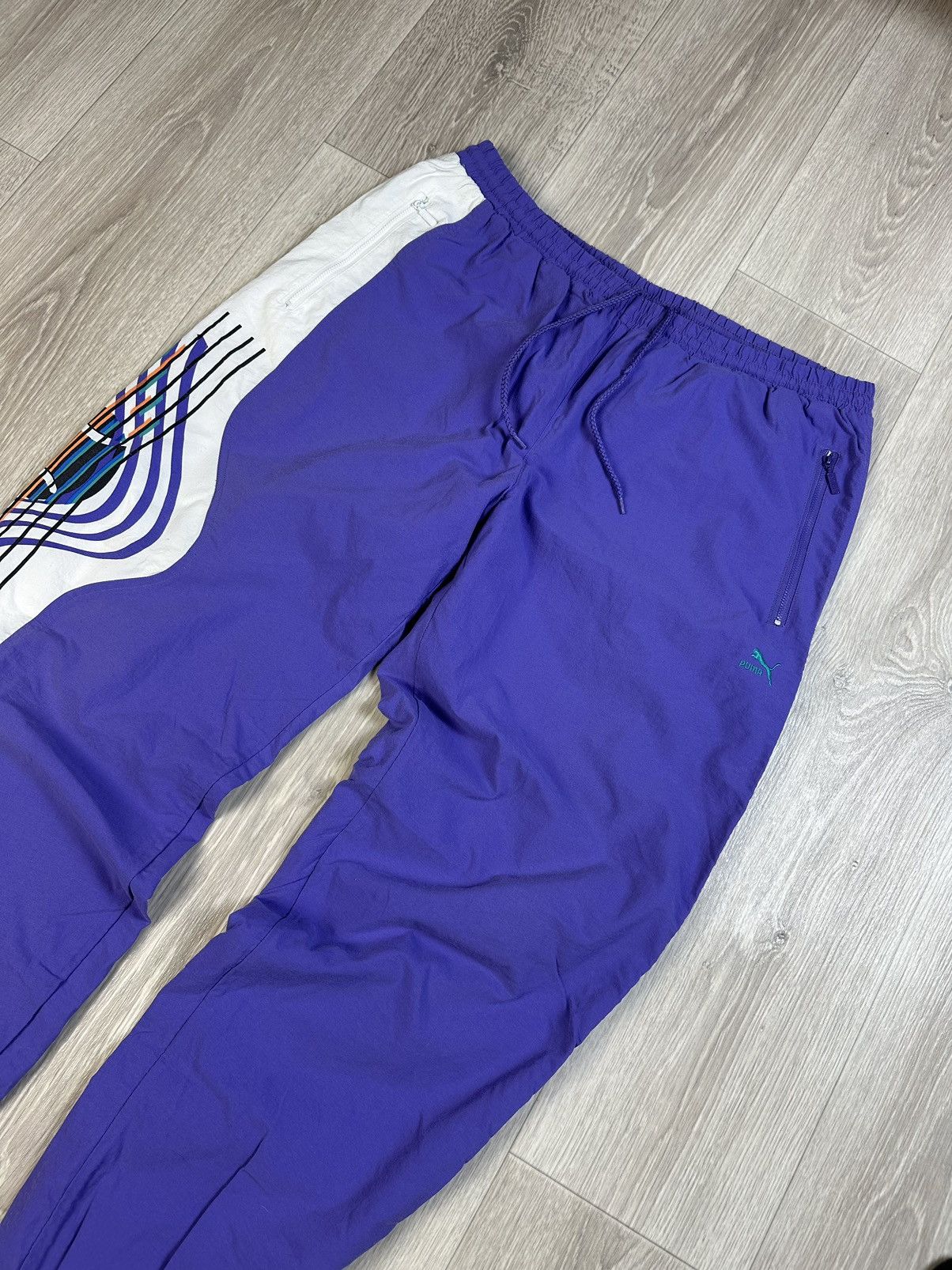 Puma Y2K Puma Vintage Jogger Sweatpants Tracksuit Trousers Size US 40 / EU 56 - 2 Thumbnail
