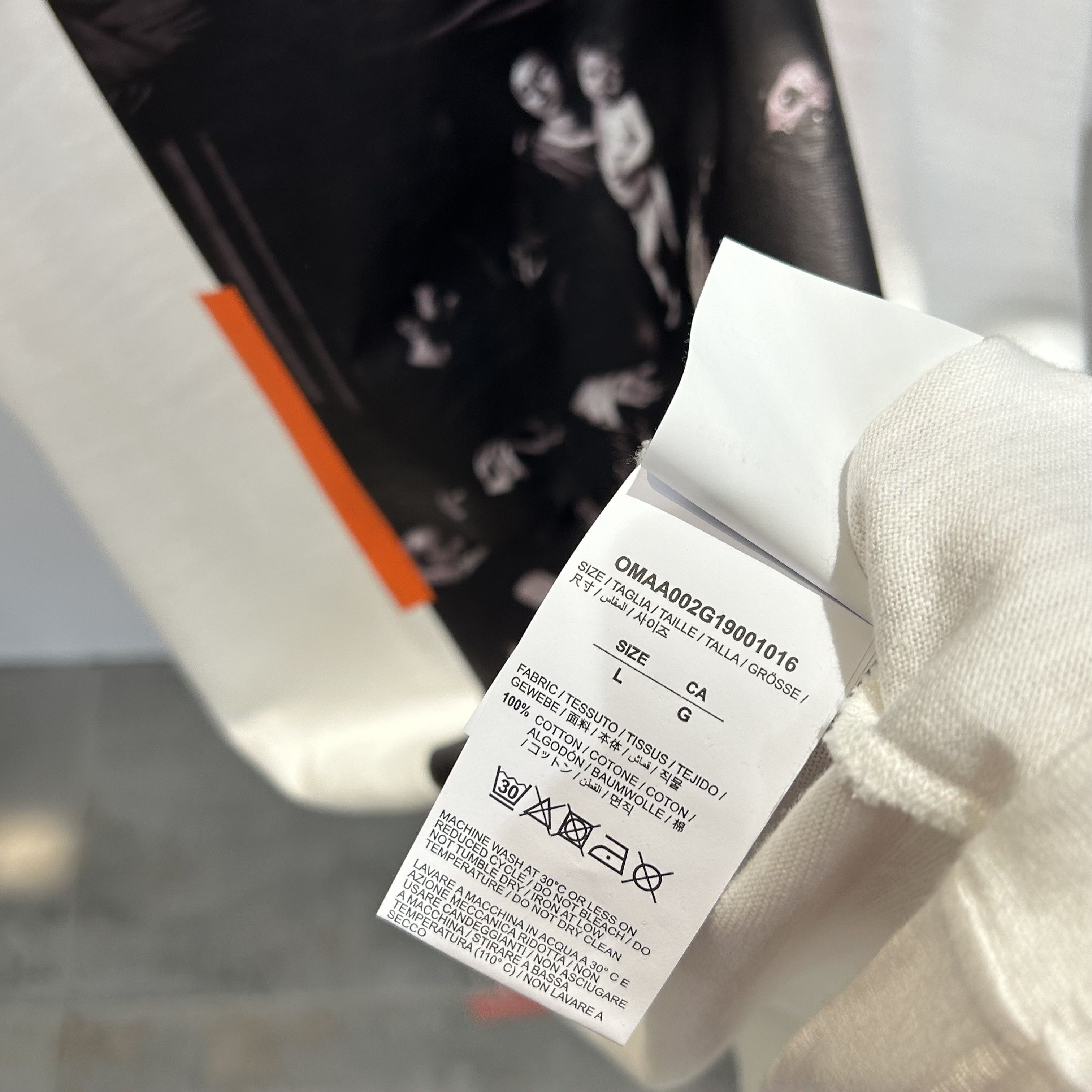 Off-White OFF-WHITE Caravaggio Tee Size US L / EU 52-54 / 3 - 5 Thumbnail