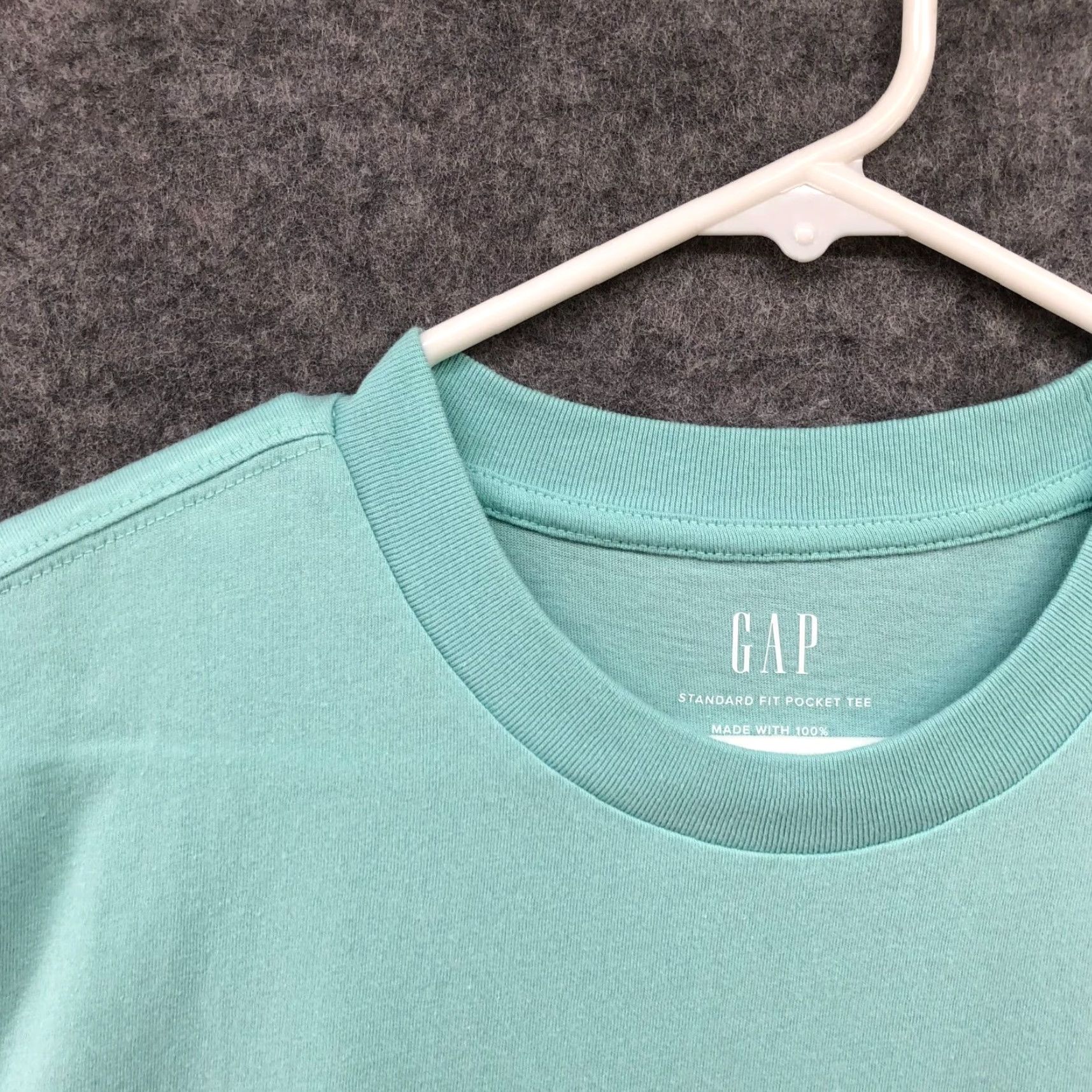 Gap VINTAGE Gap Pocket T-Shirt Men S Light Blue Crewneck Short Sleeve Cotton Size US S / EU 44-46 / 1 - 6 Thumbnail