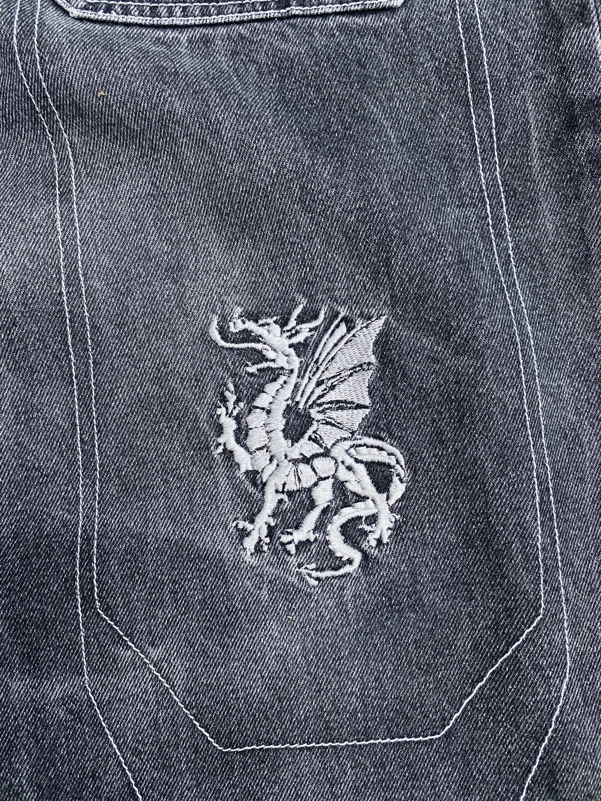 JNCO Y2K dragon Denim Size US 29 - 16 Thumbnail