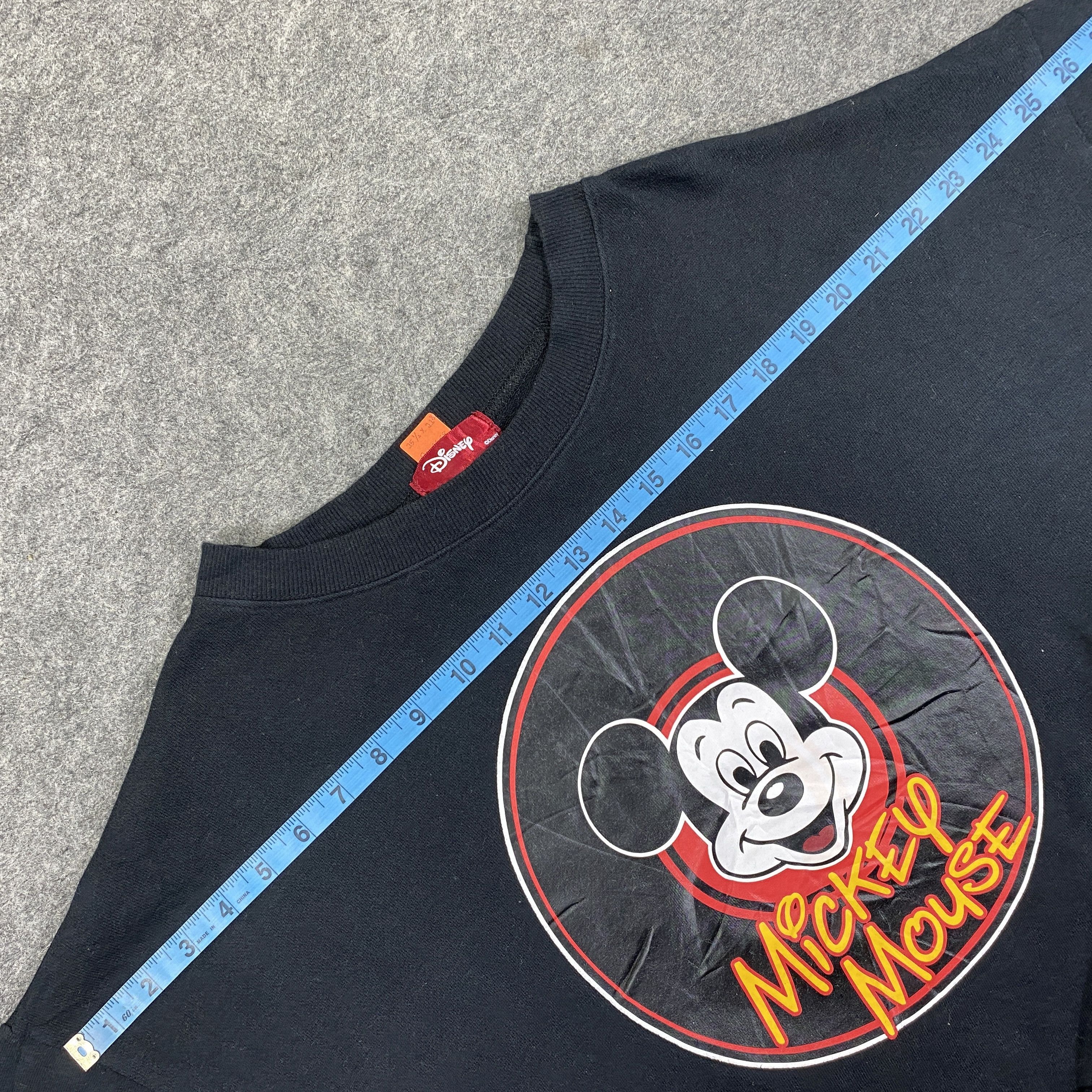 Disney Vintage Disney Mickey Mouse Sweatshirt Boxy -SW068 Size US L / EU 52-54 / 3 - 4 Thumbnail