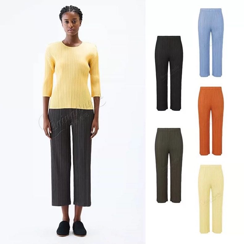 Issey Miyake Issey Miyake size:3 Yellow pleated long-sleeved shirt Size XS / US 0-2 / IT 36-38 - 8 Thumbnail