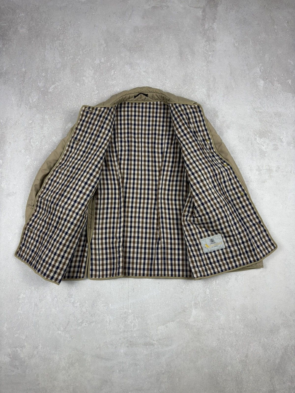 Aquascutum Vintage Aquascutum Quilted 2 in 1 Beige Jacket Gilet Nova Size M / US 6-8 / IT 42-44 - 10 Thumbnail