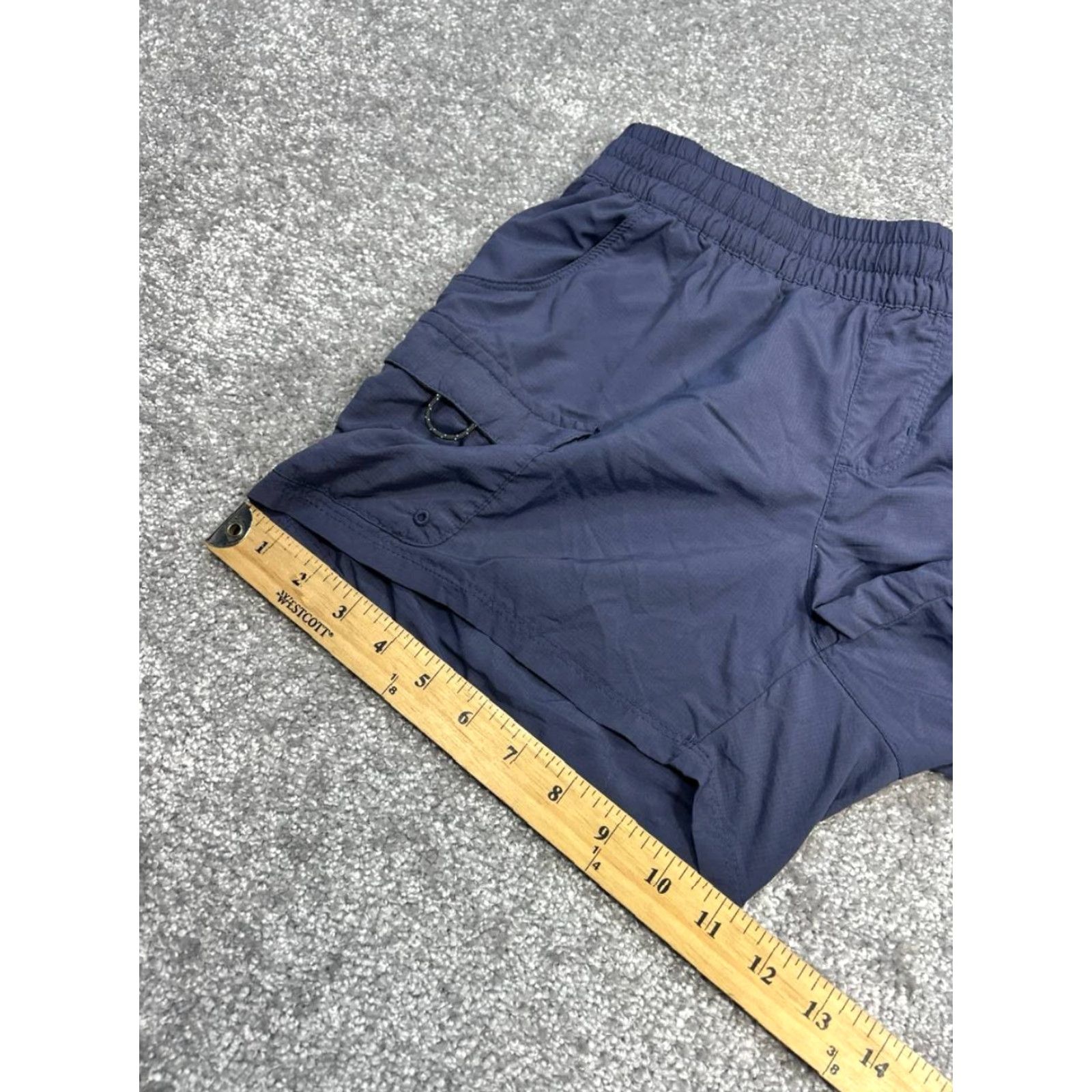 Vintage Columbia Kestrel Shorts Womens Medium Blue Cargo Active Fit 3.5in Inseam Pocket Nylon Hiking Outdoor Size 32" / US 10 / IT 46 - 6 Thumbnail