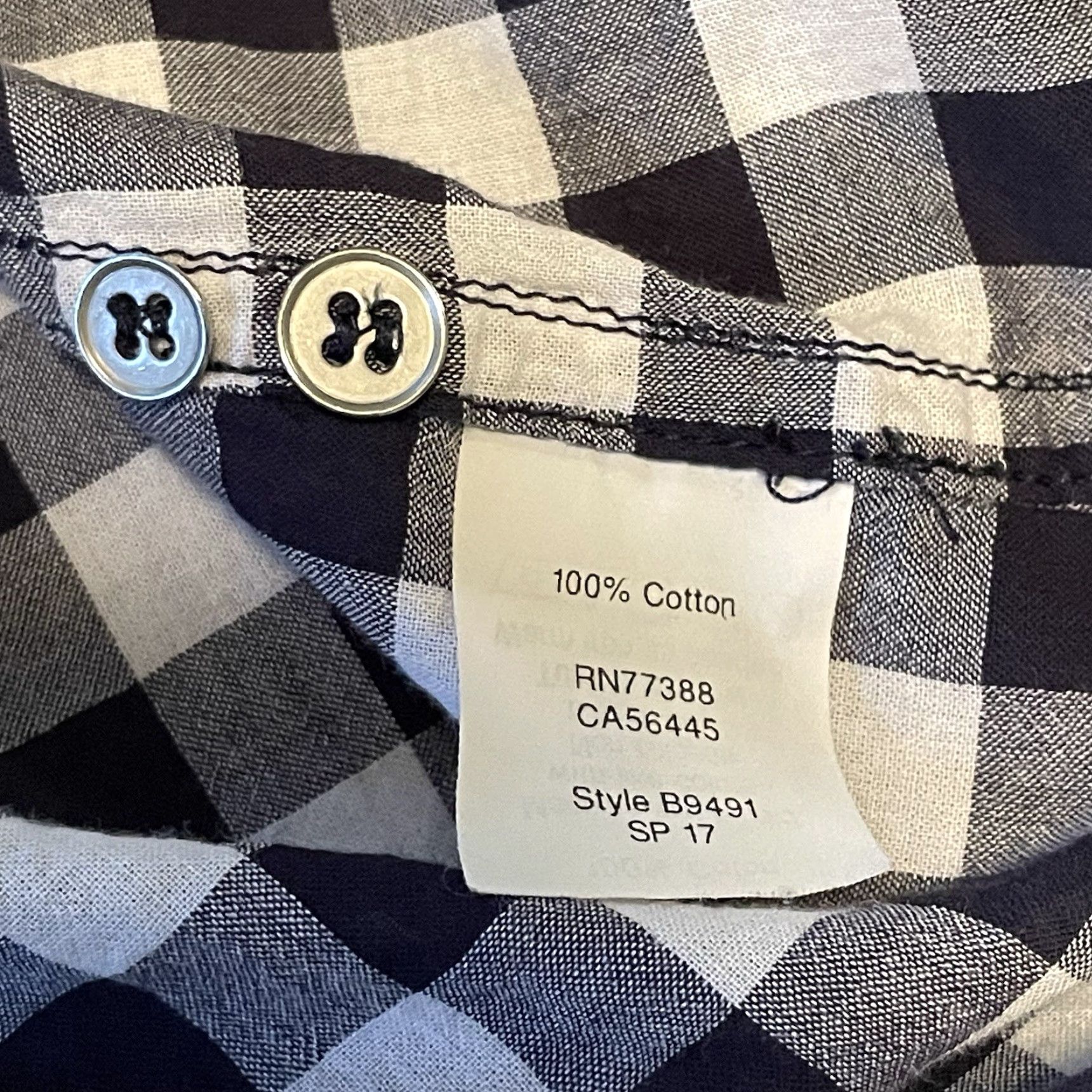 J.Crew J.Crew Shirt Women's S Classic boy fit B&W gingham check Casual Shirt Size S / US 4 / IT 40 - 8 Thumbnail