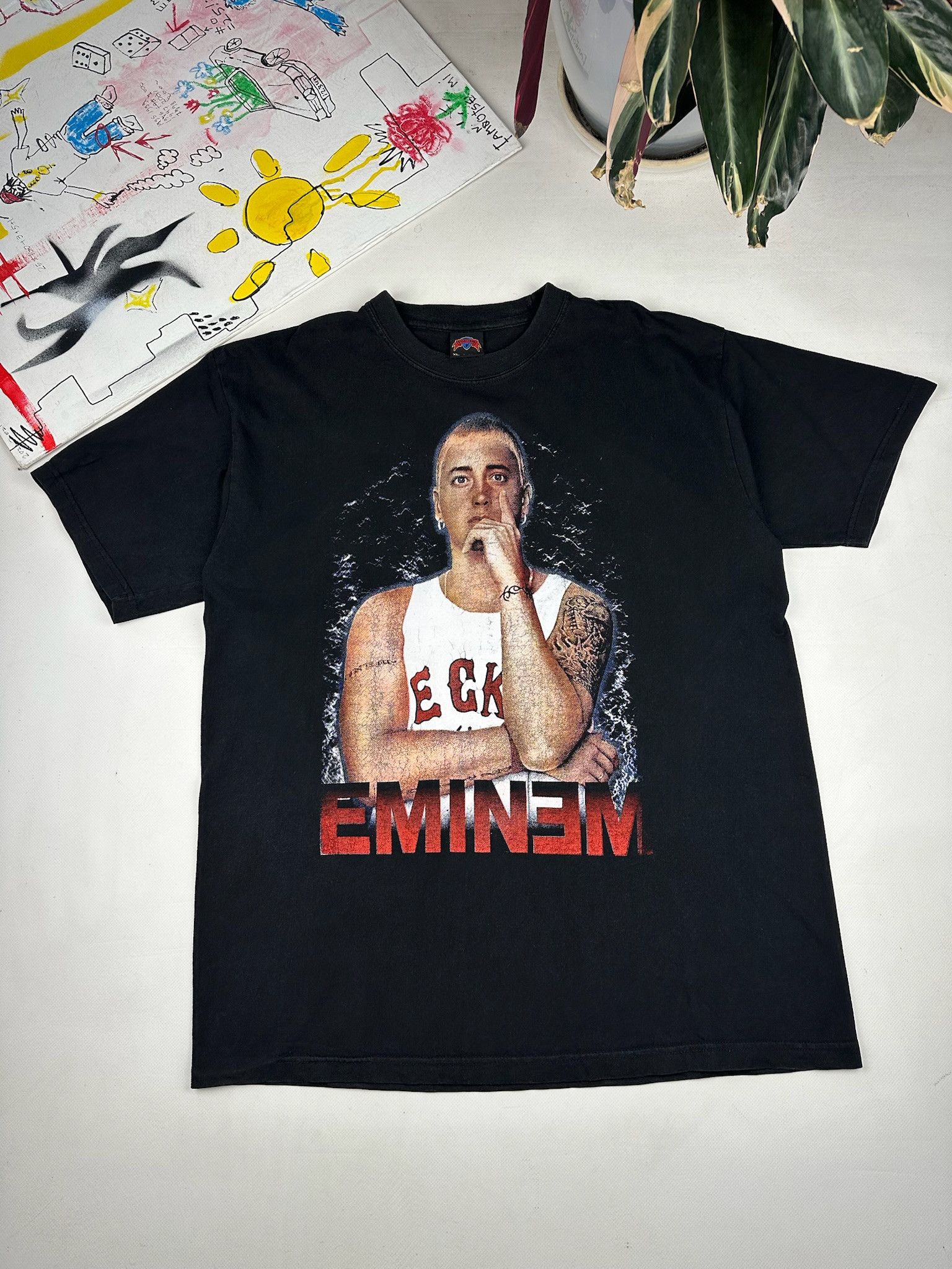 Rap Tees vintage eminem t shirt rap tee Size US XL / EU 56 / 4 - 1 Thumbnail