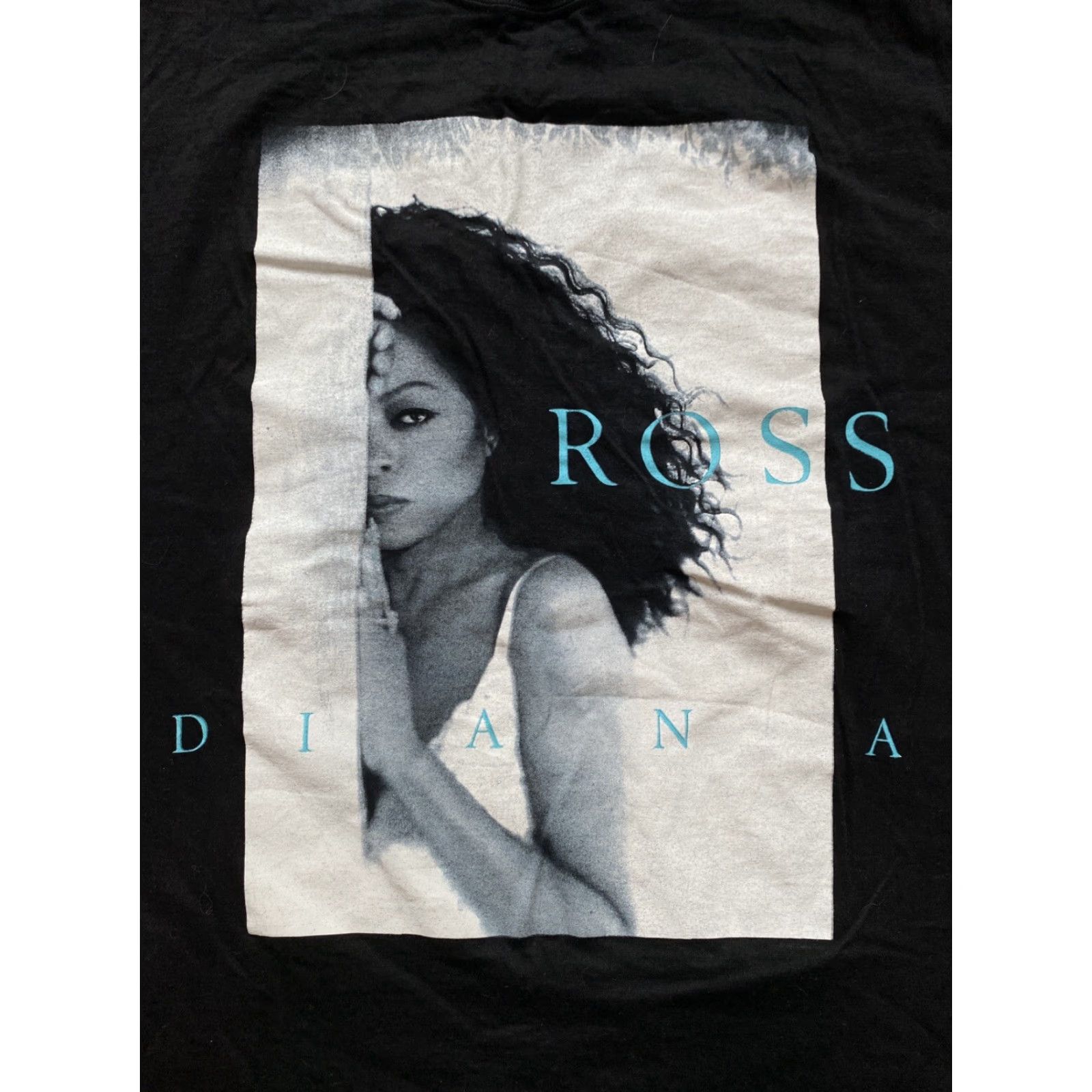 Vintage VINTAGE Diana Ross Europe 1997 Voice of Love concert tour 97 T-Shirt Mens M Black Love Logo Shirt Size US M / EU 48-50 / 2 - 4 Thumbnail